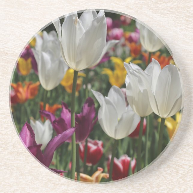 Tuliper Underlägg Sandsten (Framsidan)
