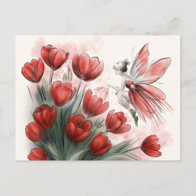 Tulipfan Vykort (Framsida)