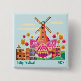 Tulipfestival, Kvarn, tulippor Knapp