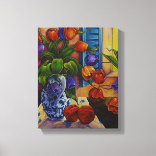Tulips & Apples - Kanvastryck