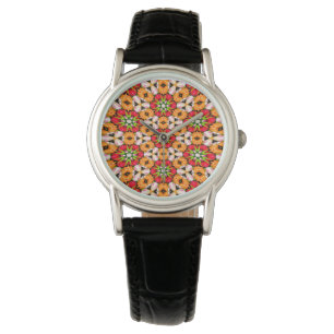Tulips Bouquet Mönster Armbandsur