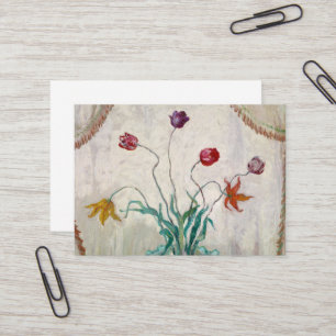 Tulips-Bowl av Florine Stettheimer Visitkort