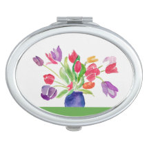 Tulips compact spegel