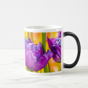 Tulips Enchanting Deep Rosa Magisk Mugg