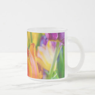 Tulips Enchanting Frostad Glasmugg