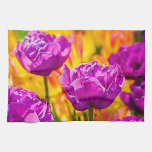 Tulips Enchanting Violet Kökshandduk