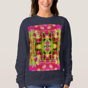 TULIPS - Färgad Tulips of Fractal Art - T Shirt