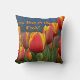 Tulips för Mamma Dekorativ kudde