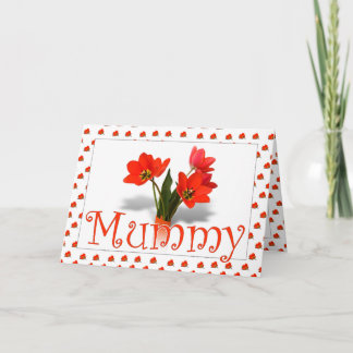 Tulips för Morsa på Mothering Söndag Kort