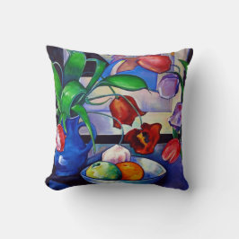 Tulips & Fruit 16" X16" Dekorativ kudde
