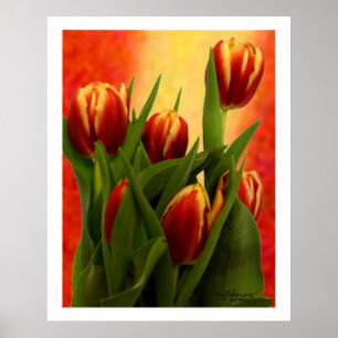 Tulips - Gibney 2010 MUSEUM Zazzle-gåvor Poster