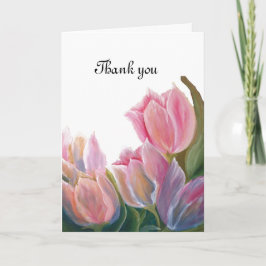 TULIPS I EN GARDEN TACK KORT