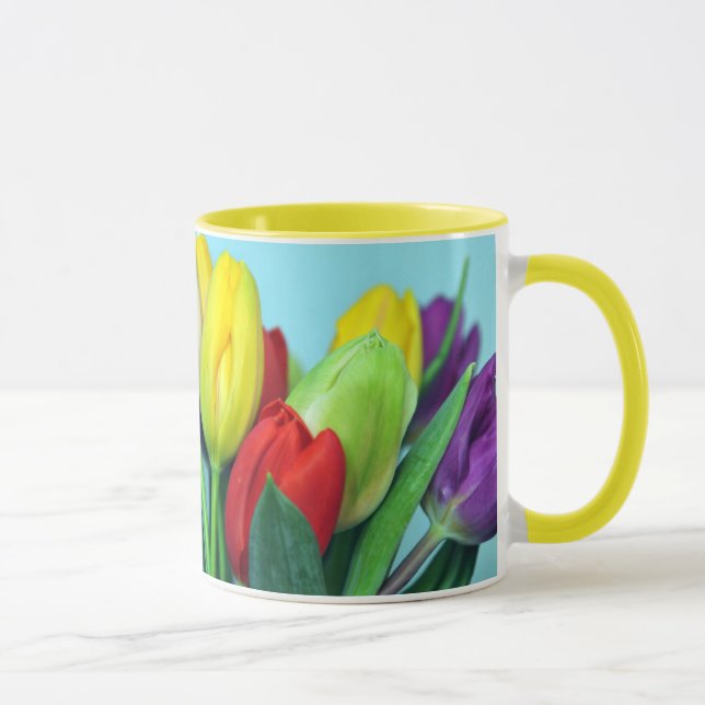 Tulips i Springtime Mugg (Höger)