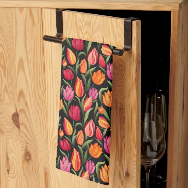 Tulips Kitchen Towel Kökshandduk (Thirds Fold)
