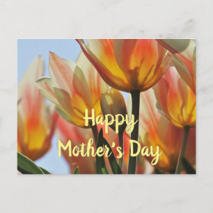 Tulips Lycklig Mors dag vykort