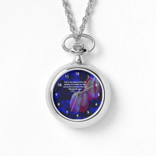 Tulips lyssnar på Livet Attitude inspirational Quo Armbandsur