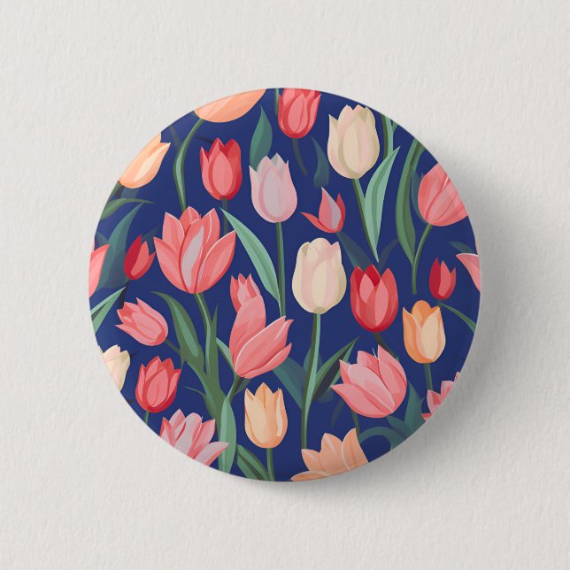 Tulips mönster knapp (Framsida)