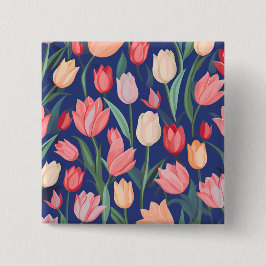 Tulips mönster knapp