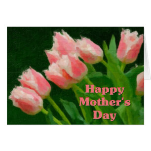 Tulips Mors dag-kort Hälsningskort