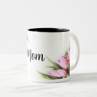 Tulips Mors dag Två-Tonad Mugg