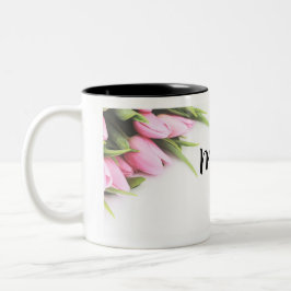 Tulips Mors dag Två-Tonad Mugg