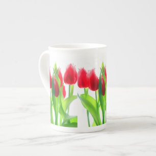 Tulips Mugg Benporslin Mugg
