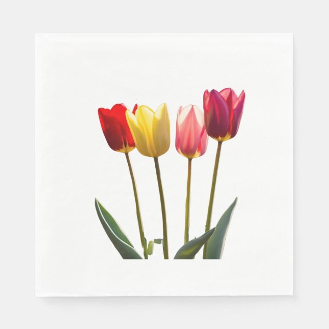 TULIPS NAPKIN PAPPERSSERVETT (Framsidan)