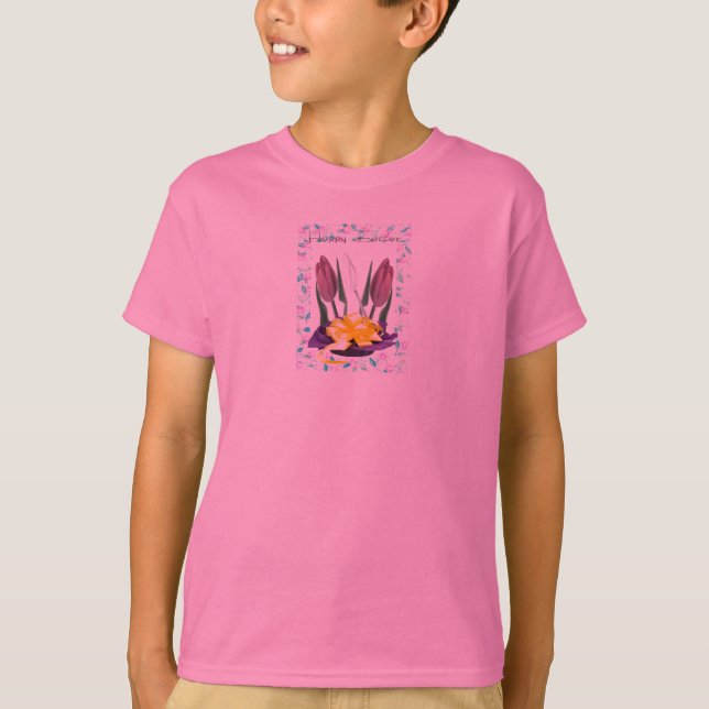 Tulips och Bow - T-shirt (Framsida)