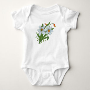 Tulips och Daffodils Flowers Tee