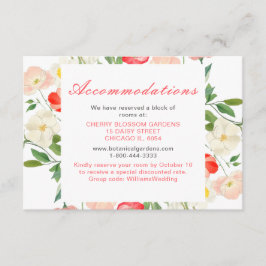 Tulips och Daffodils Vår bröllop Tilläggskort