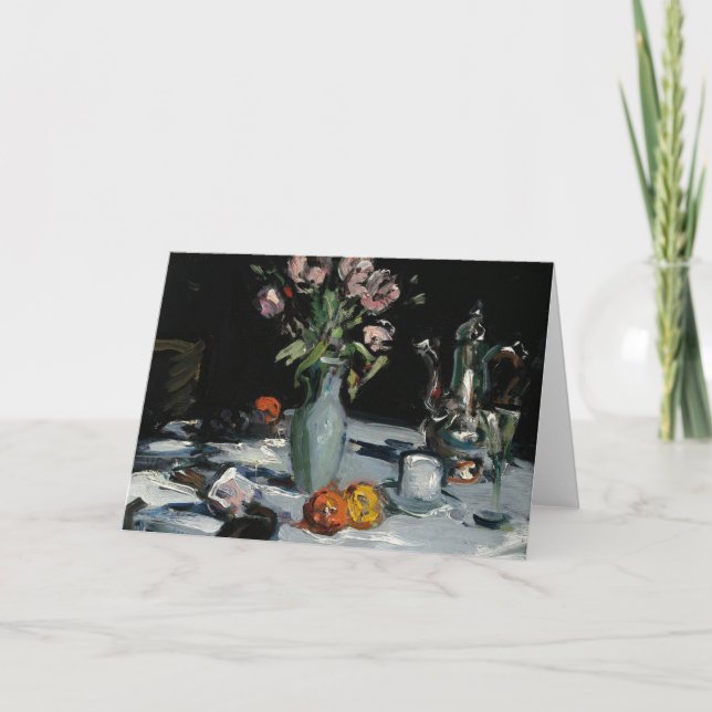 Tulips och kaffe | Samuel John Peploe Kort (Framsida)