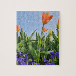 Tulips och paneler pussel