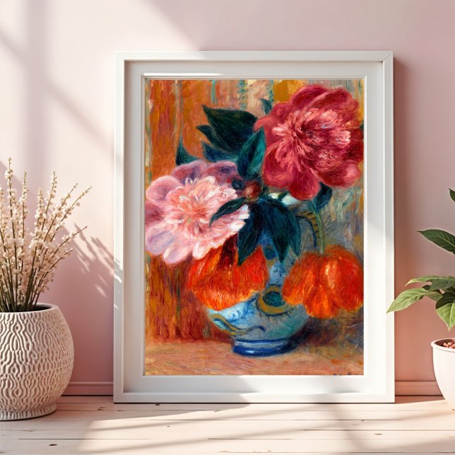 Tulips och Peonies in Pitcher Poster (Skapare uppladdad)