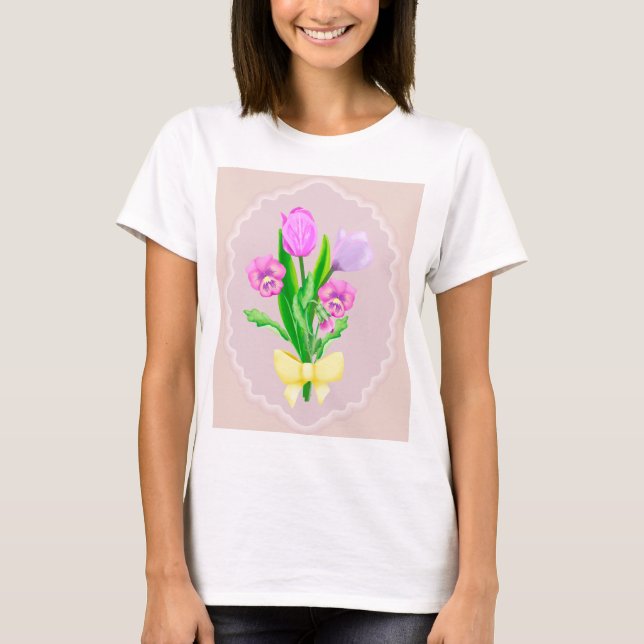 Tulips och trosor t shirt (Framsida)