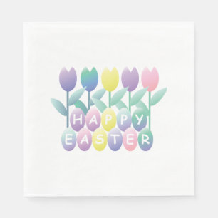 Tulips Påskägg Party Napkin Pappersservett