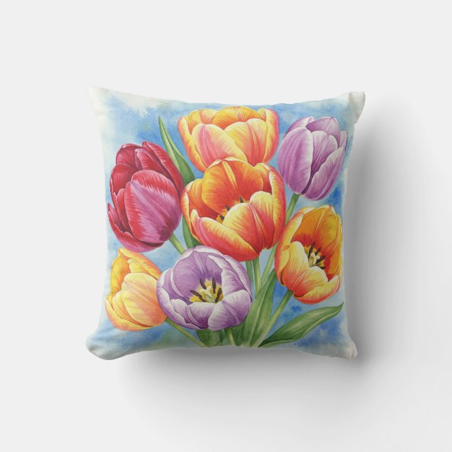 Tulips Pillow Kudde (Framsida)