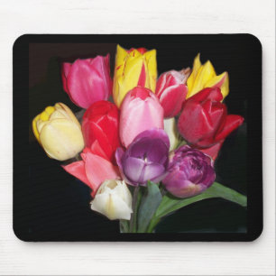 Tulips säger allt musmatta