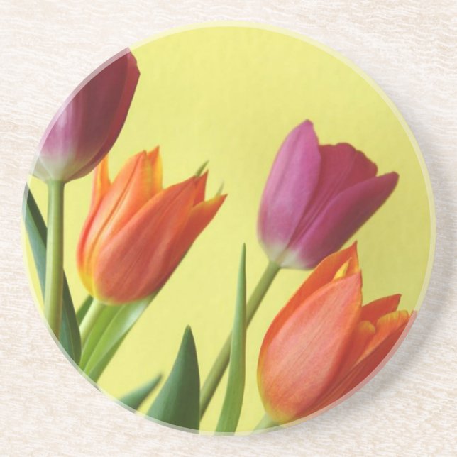 Tulips Sandstone Underlägg Sandsten (Framsidan)