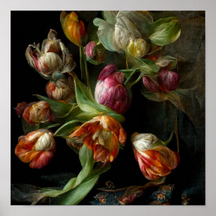Tulips still Life Poster
