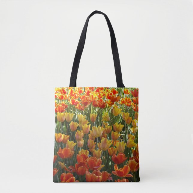 Tulips Tote Bag Tygkasse (Framsida)