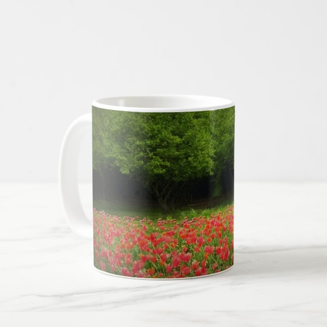 Tulips & Träd Kaffemugg (Framsida vänster)