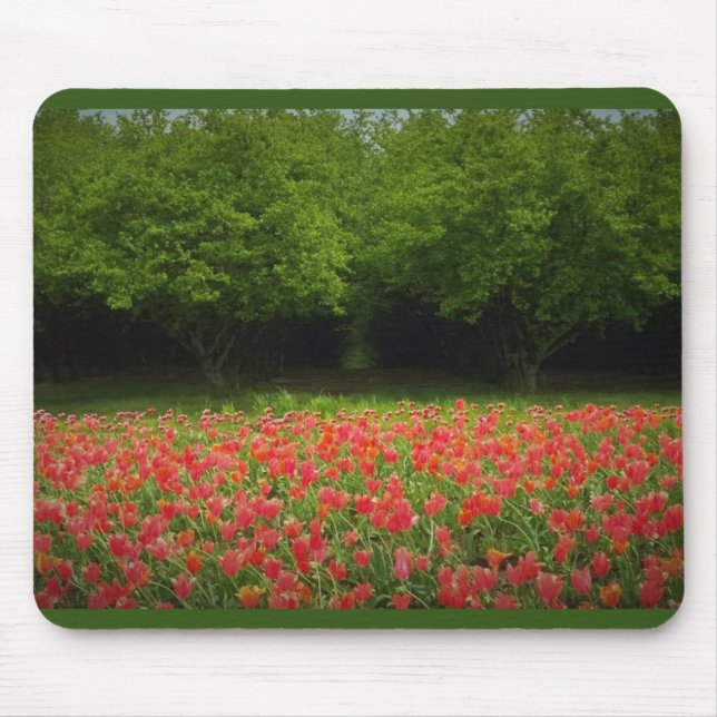 Tulips & Träd Musmatta (Framsidan)