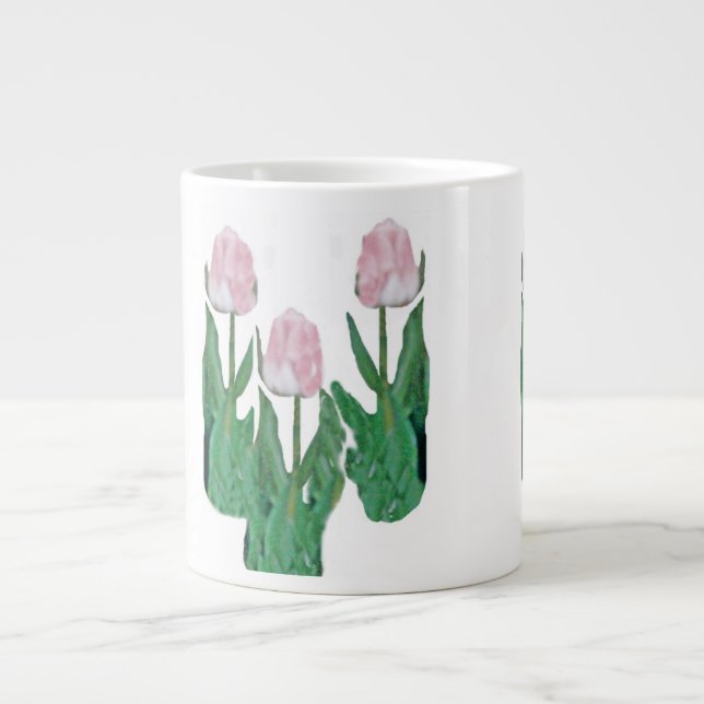Tulips, treRosa Jumbo Mugg (Framsidan)
