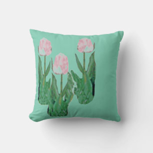 Tulips, treRosa Kudde