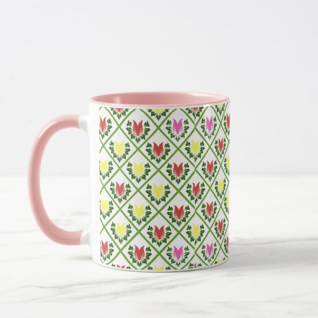Tulips White Mugg (Vänster)