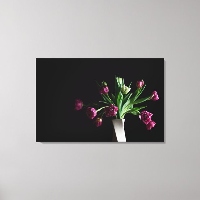 Tulips Wrapped Canvas Art (Framsida)