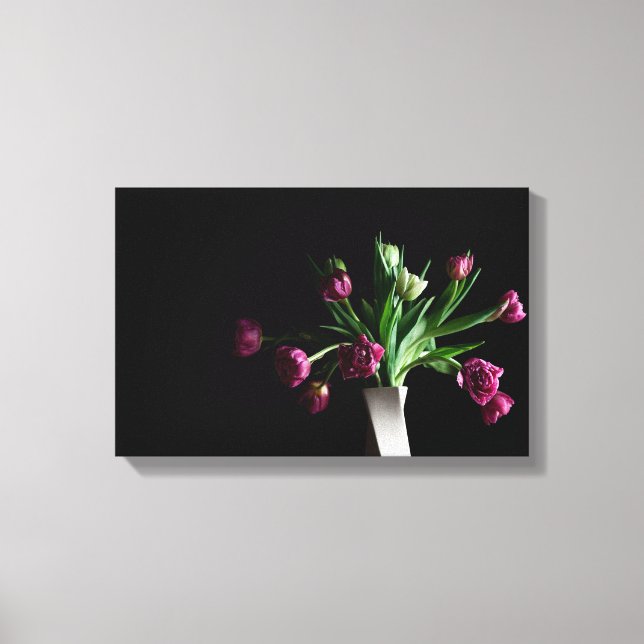 Tulips Wrapped Canvas Art (Framsida)