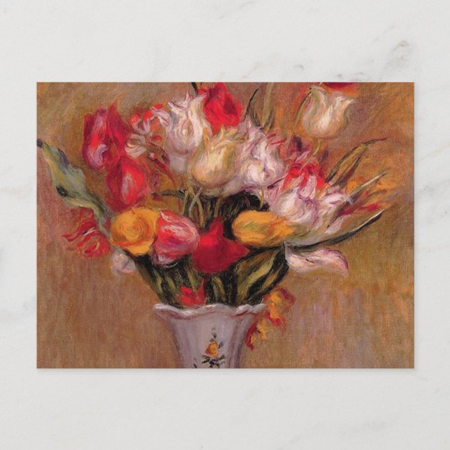 Tuliska i ett vykort för Möhippa av Vas Fine Art (Framsida)