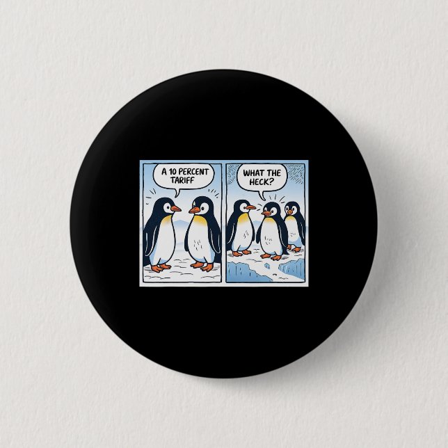 Tull på penguins tariffer 10 % för politiska Sarca Knapp (Framsida)