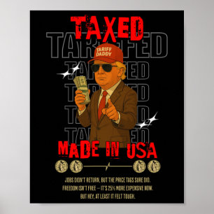 Tull Pappa Rolig Trump Design – Politisk Meme A Poster